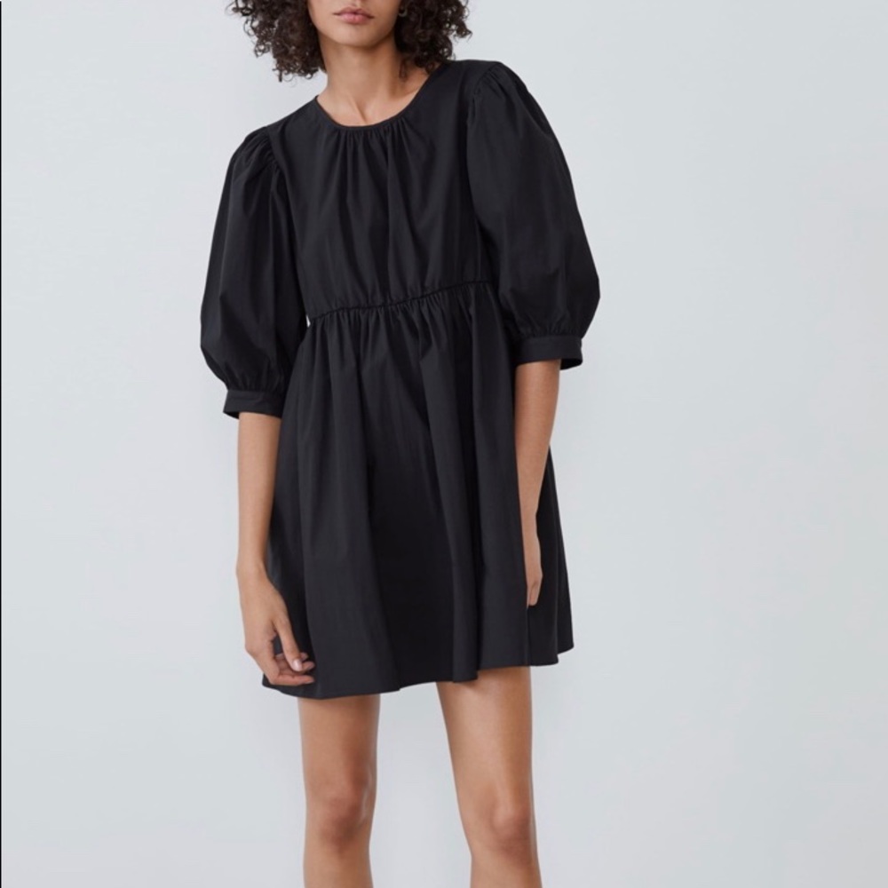 Zara puff dress